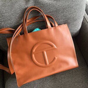 Telfar Medium Shopping Bag Tote - Tan, NWT